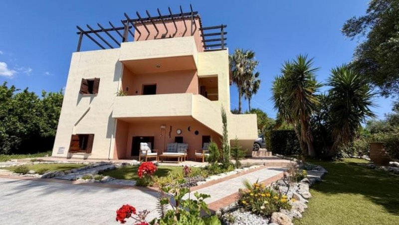 Almyrida MIT VIDEO: Kreta - Private Villa mit Gästestudio, Pool, Meerblick – wenige Schritte zum Almyrida-Strand Haus kaufen